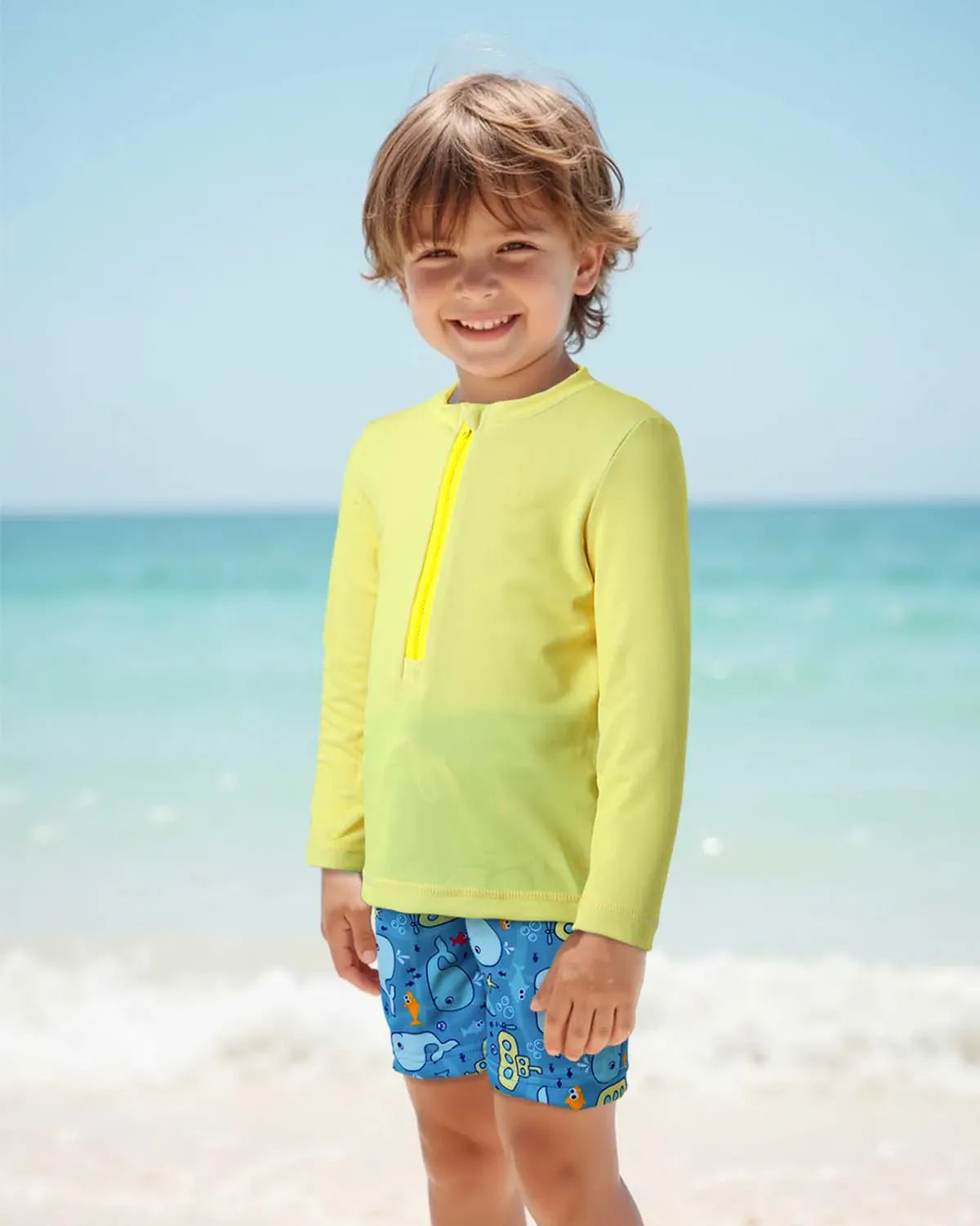 Boys Long Sleeve Rash Guard