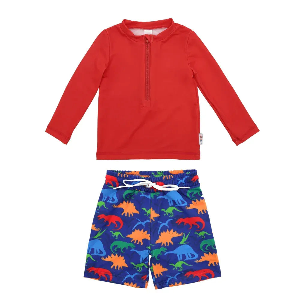 ST-R03 / 12-18M Boys Long Sleeve Rash Guard