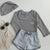 Boy's Clothing Boys Long Sleeve Rash Guard Swimsuit Set with Hat