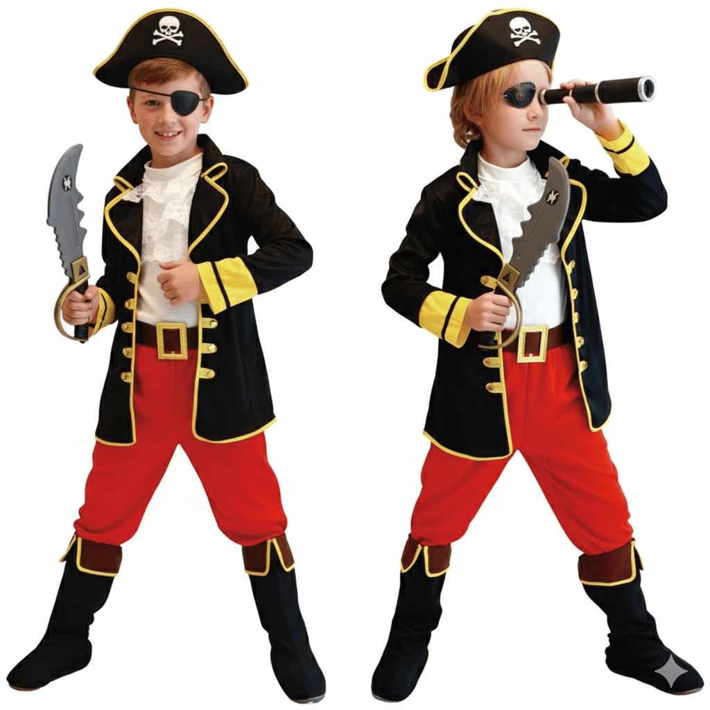 Boys' Pirate Costume Set