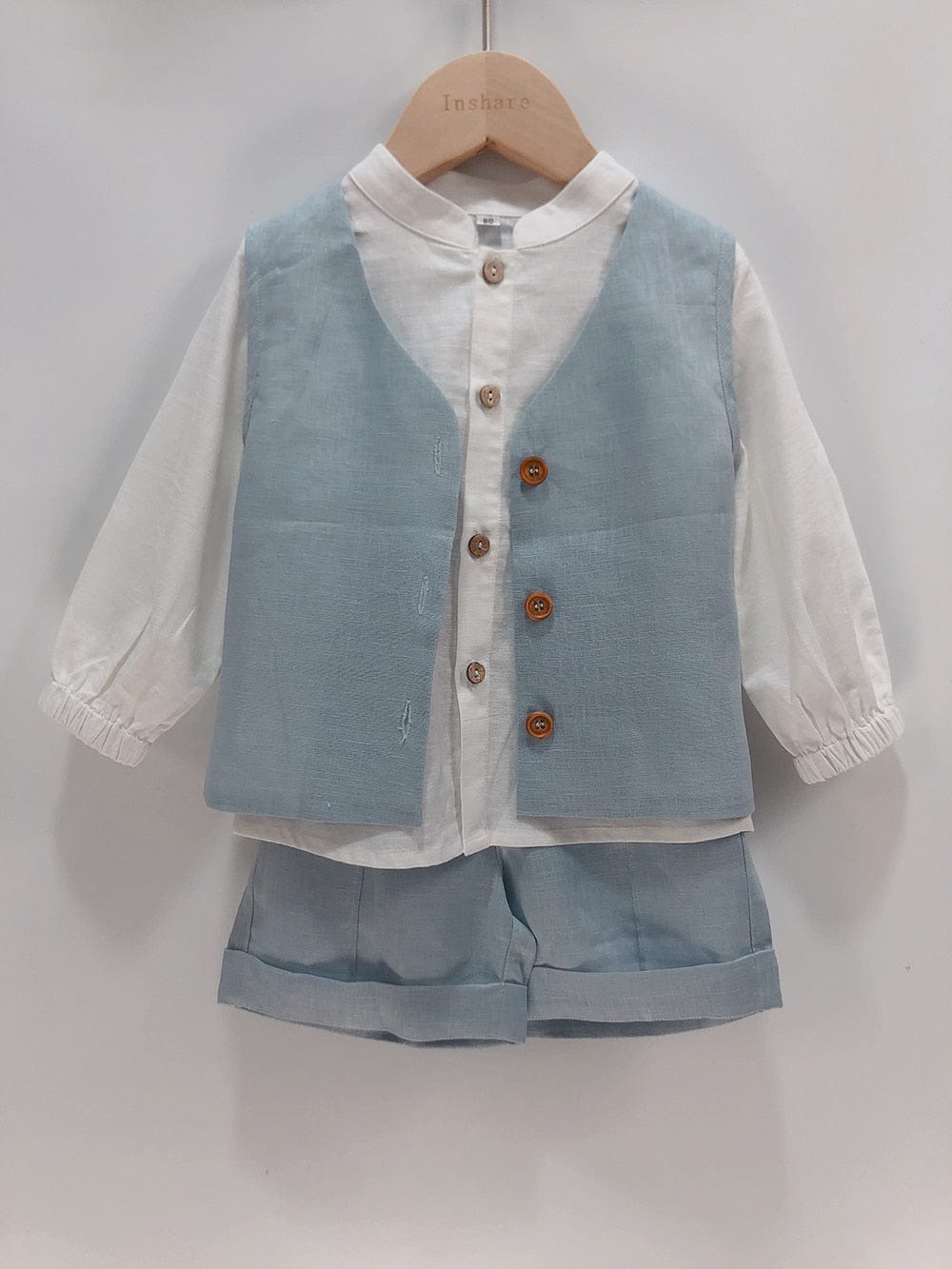 Boys Pure Linen 3Pcs