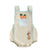 Girl's Clothing Bunny and Carrot Embroidery Sleeveless Overalls