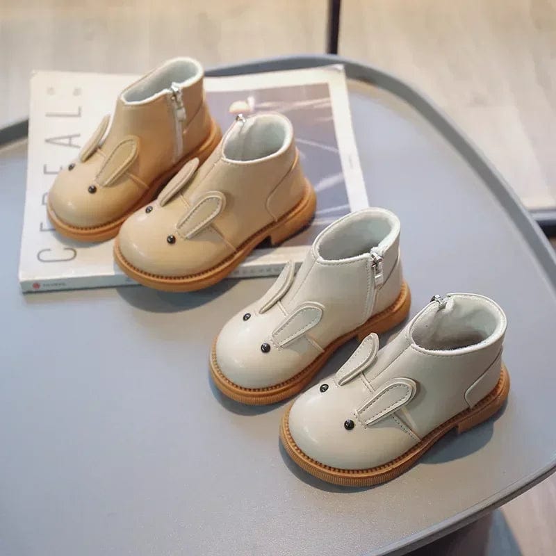 shoes Bunny Design Baby Leather Boots