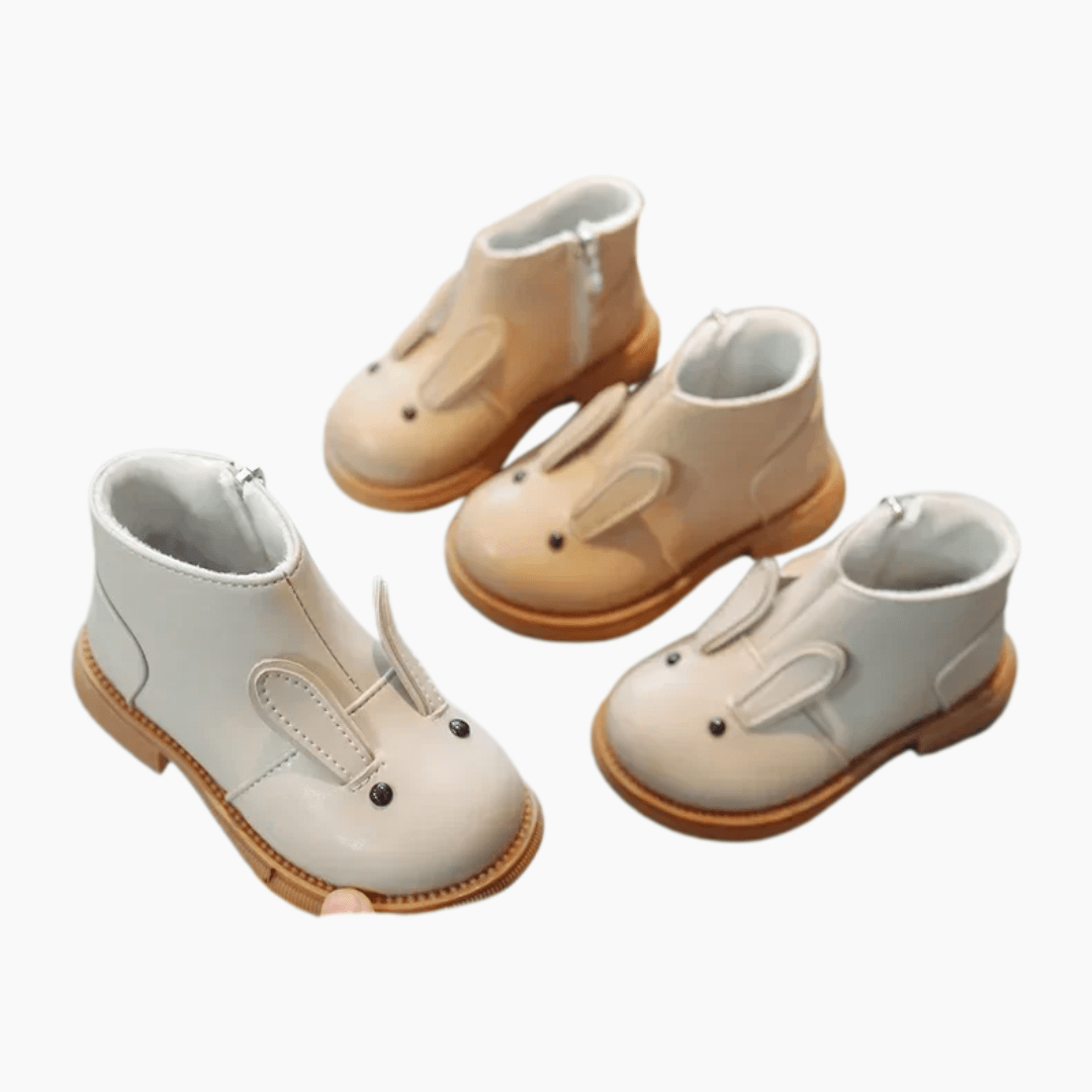 shoes Bunny Design Baby Leather Boots