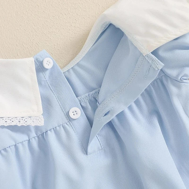 Bunny Embroidery Short Sleeve Bodysuit