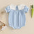 Bunny Embroidery Short Sleeve Bodysuit