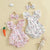 Bunny Print Lace Bodysuit with Headband