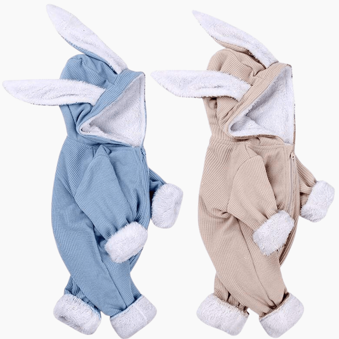 Boy's Clothing Bunny Zip-Up Romper