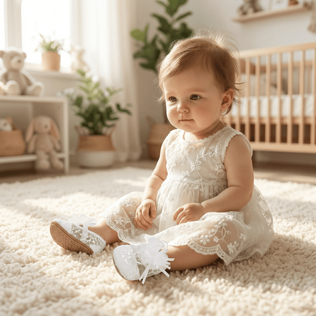 Butterfly & Flower Anti-Slip Princess Shoes