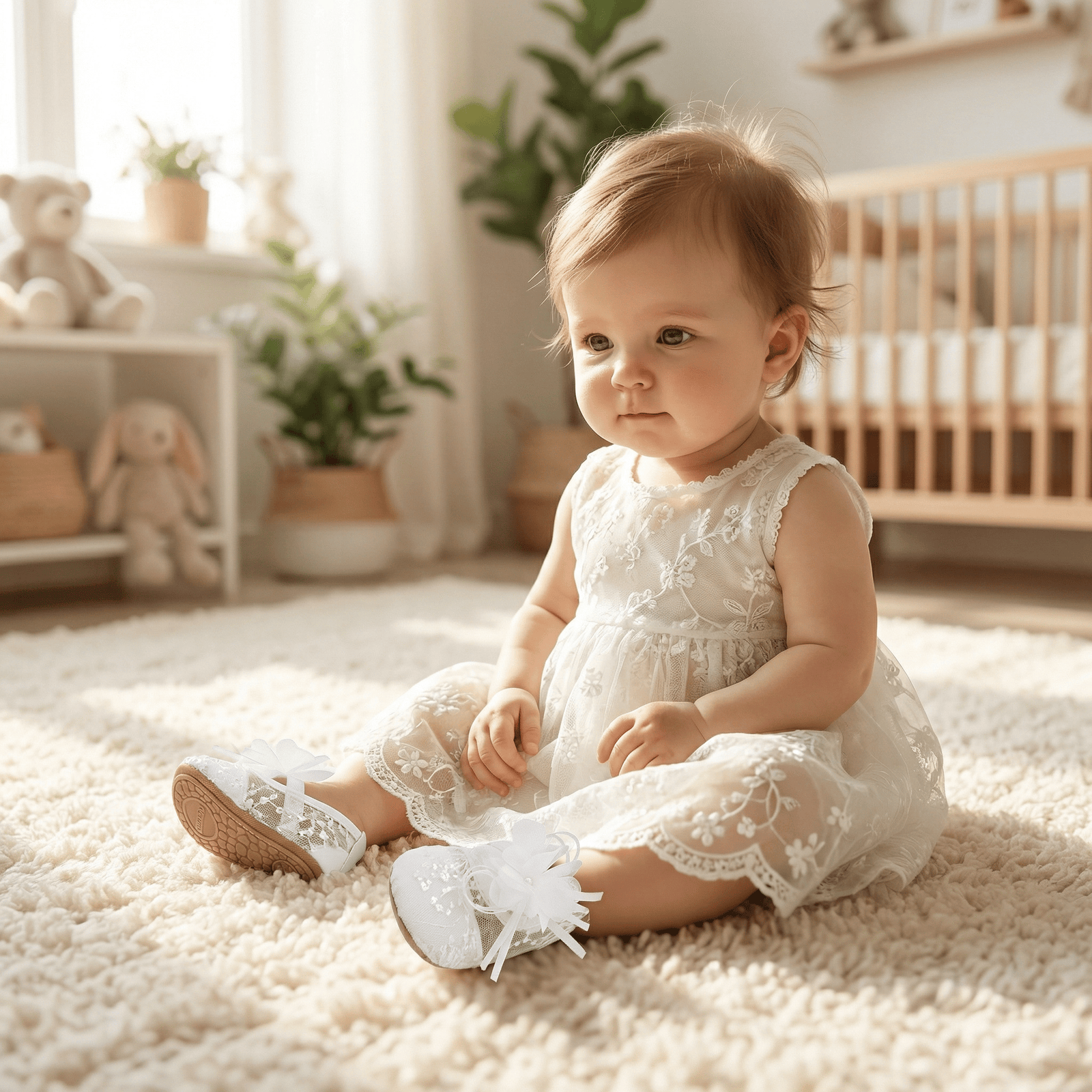 Butterfly & Flower Anti-Slip Princess Shoes