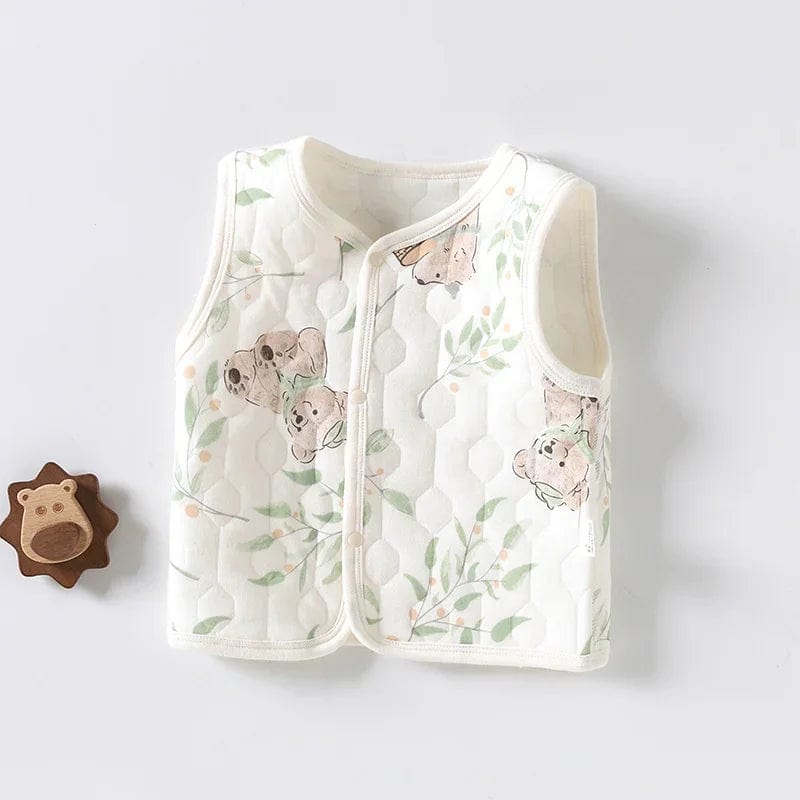 Koala / 24M Button Front Sleeveless Vest