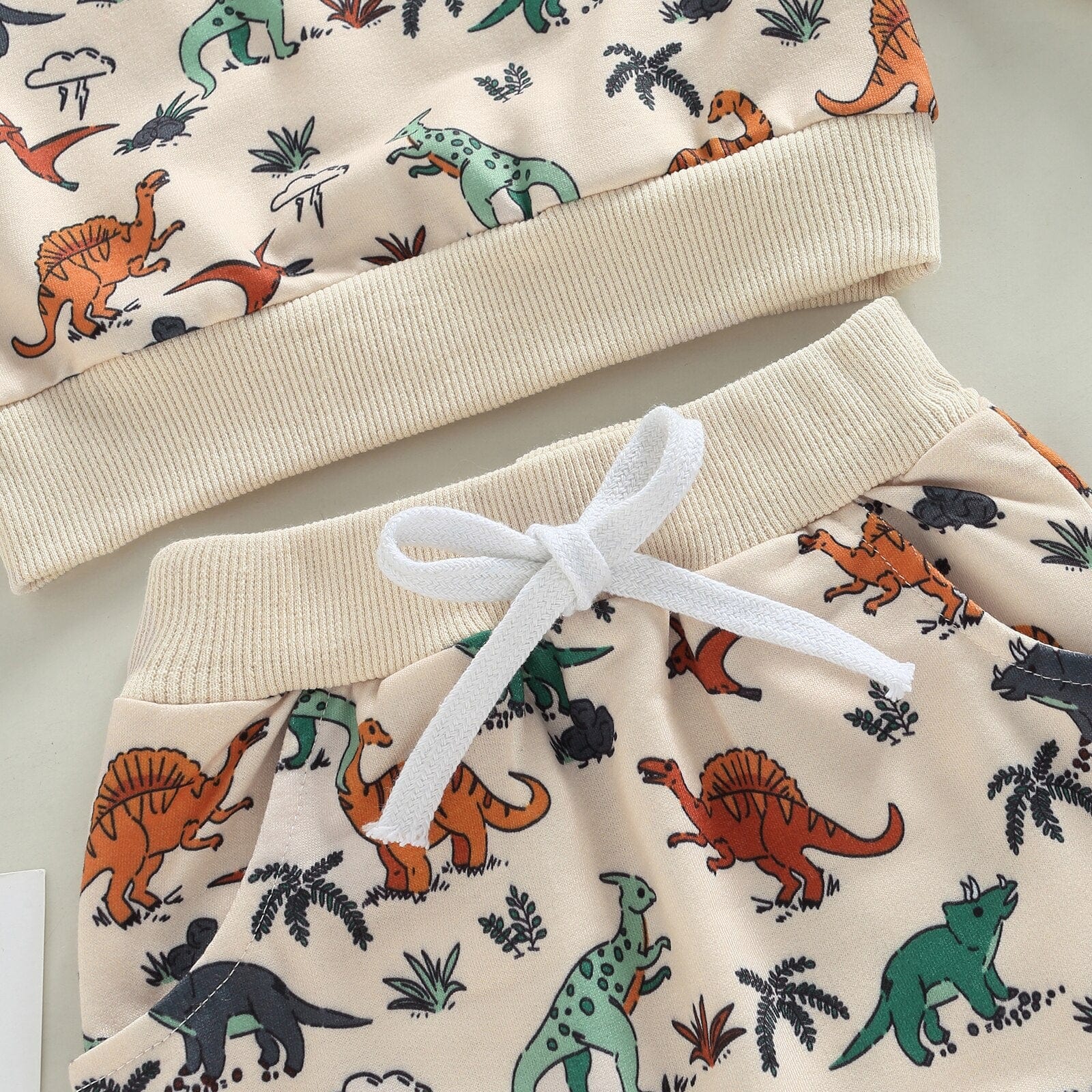 Cartoon Dinosaur Boy Clothes Set