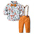 Orange Pants / 9M / China Cartoon Dinosaur Print Kids