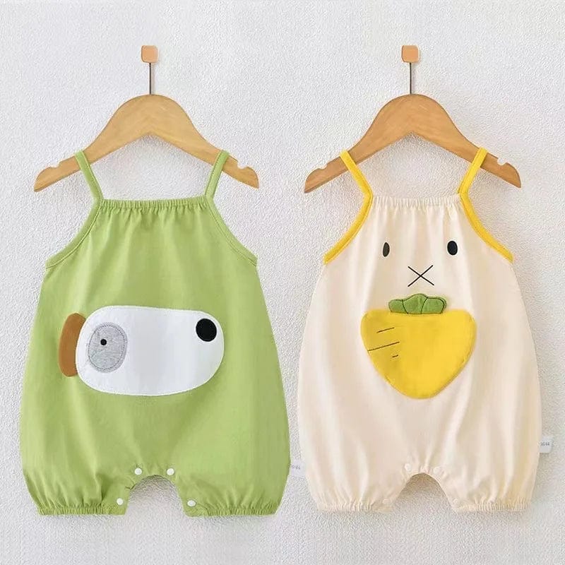 Boy's Clothing Cartoon Print  Summer Baby Romper