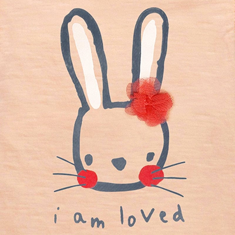 Cartoon Rabbit Cotton T-shirt