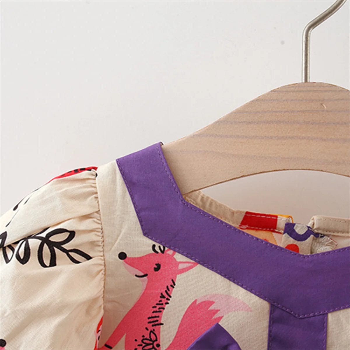 Cartoon Rainbow Animal Print Bow D