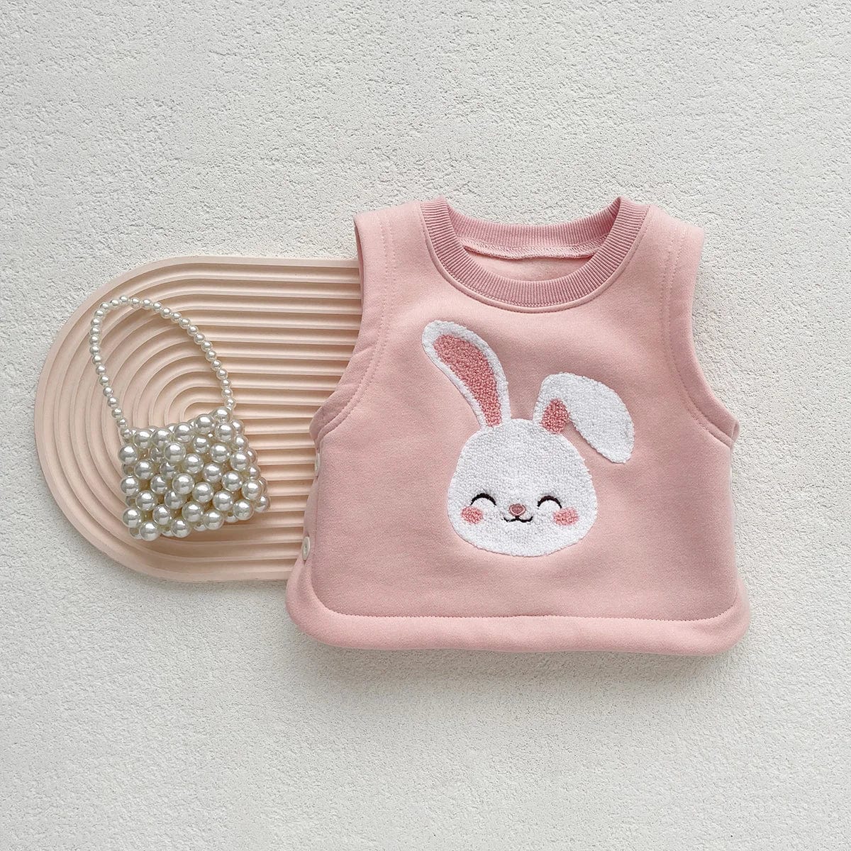 Pink / 12M Cartoon Sleeveless Vest