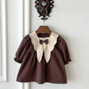 GZ494brown / 90-24M Casual Bow Clothes