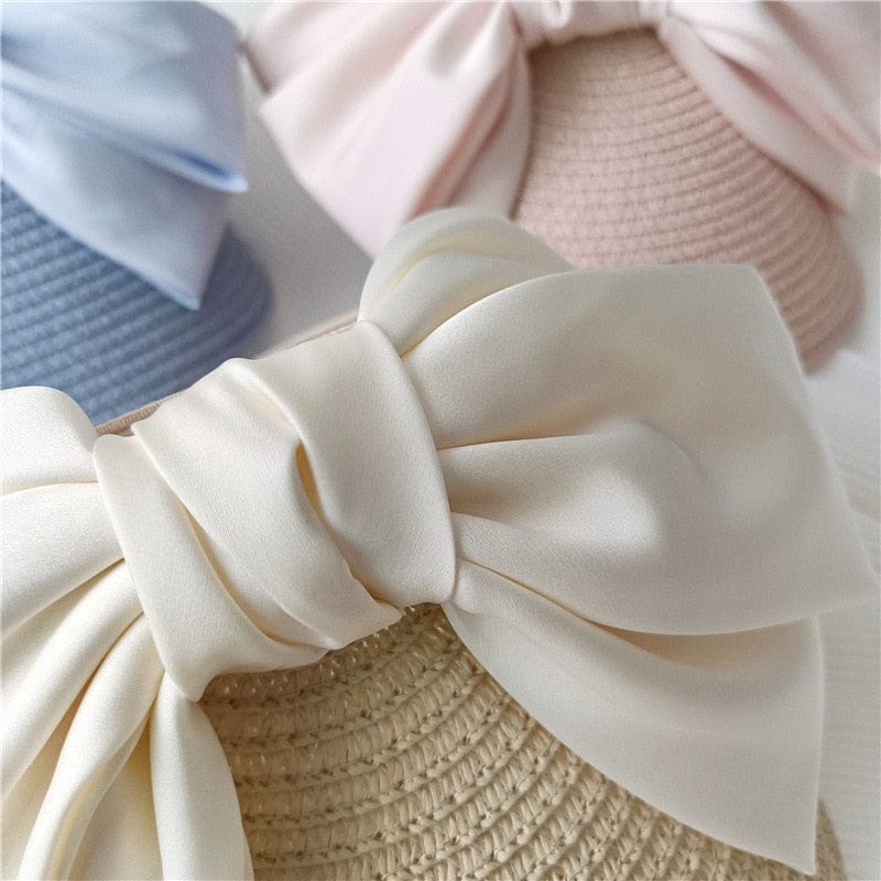 Chic Style Ribbon Big Bow Sunhat