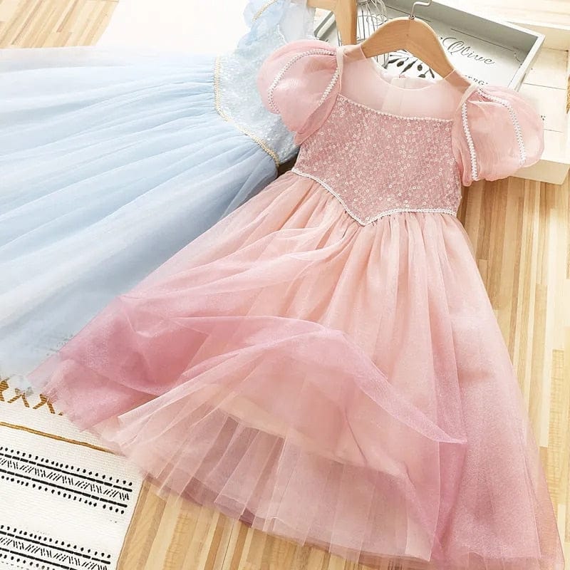 Girls Elegant Princess Dress, Pink / 4-5t Girls Elegant Princess Dress, Pink / 4-5t