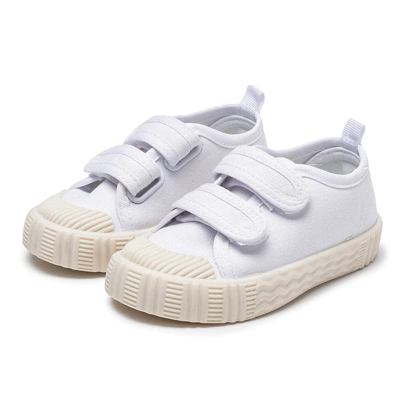 White 2 / 33 Childrens Canvas Shoes