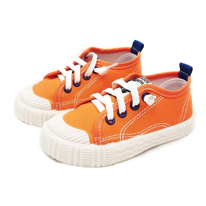 Orange / 33 Childrens Canvas Shoes