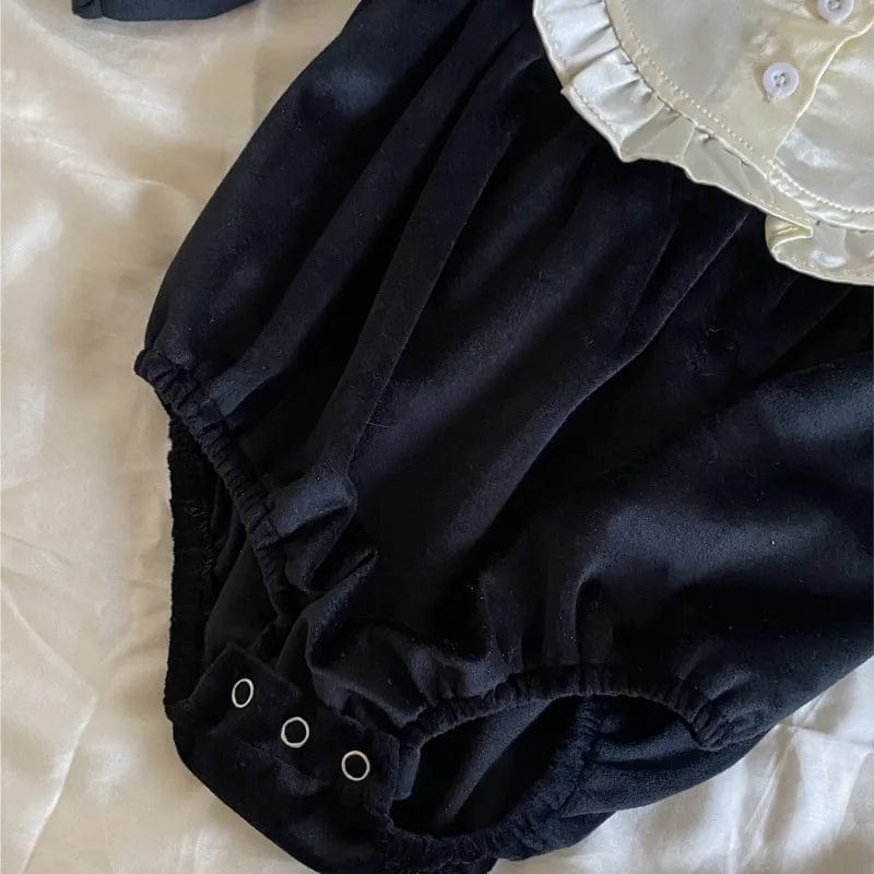 Christmas Long Sleeve Romper With Cap