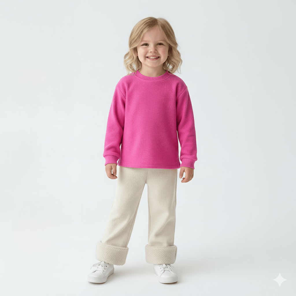 CloudLuxe Fleece-Lined Wide-Leg Pants