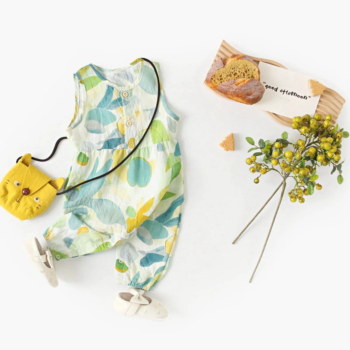 Colorful Floral Baby Rompers