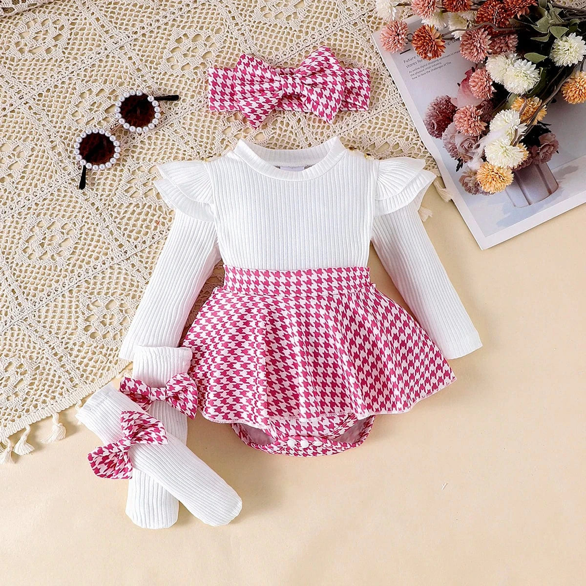 Pink / 12-18M Comfortable Sweet And Cute Black