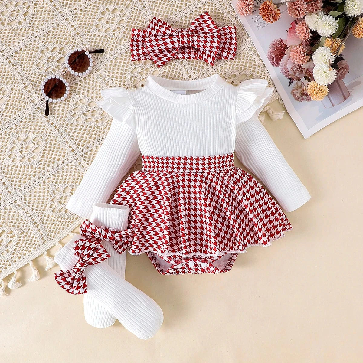 Red / 3-6M Comfortable Sweet And Cute Black