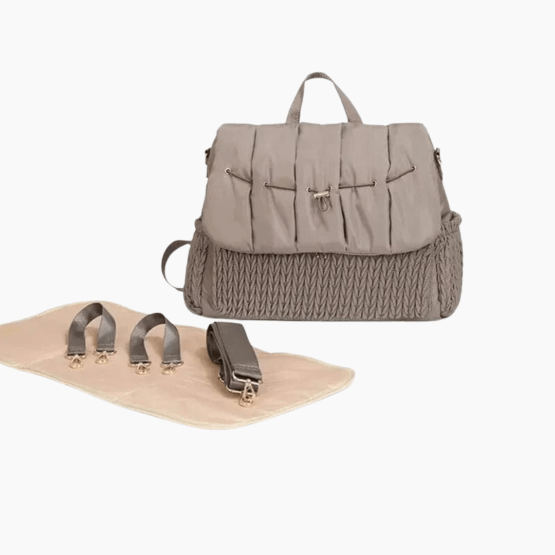 Dark Gray Contemporary Baby Diaper Bag