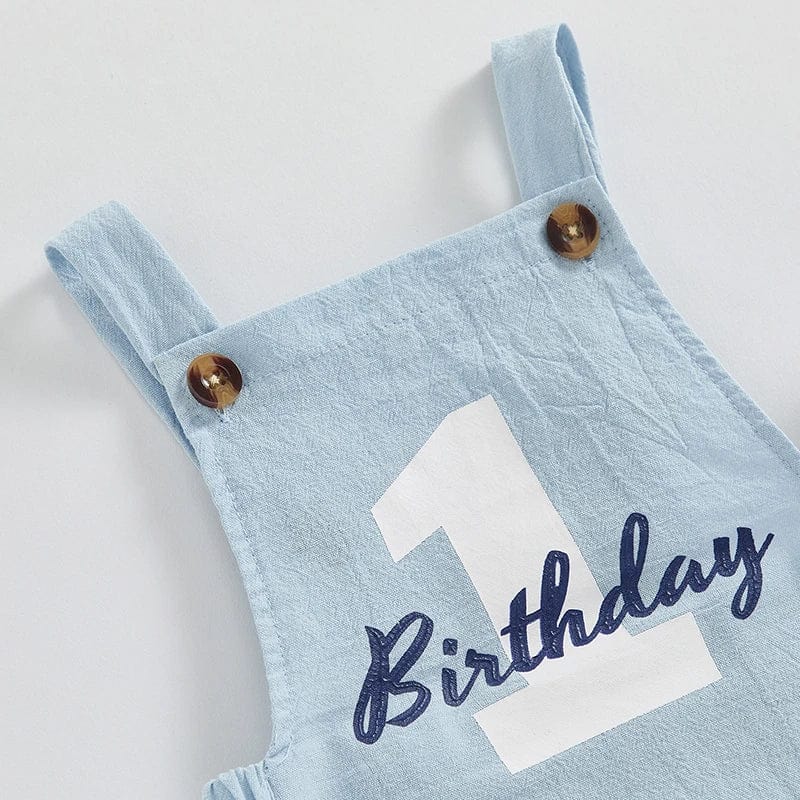 Boy's Clothing Corduroy First Birthday Overalls