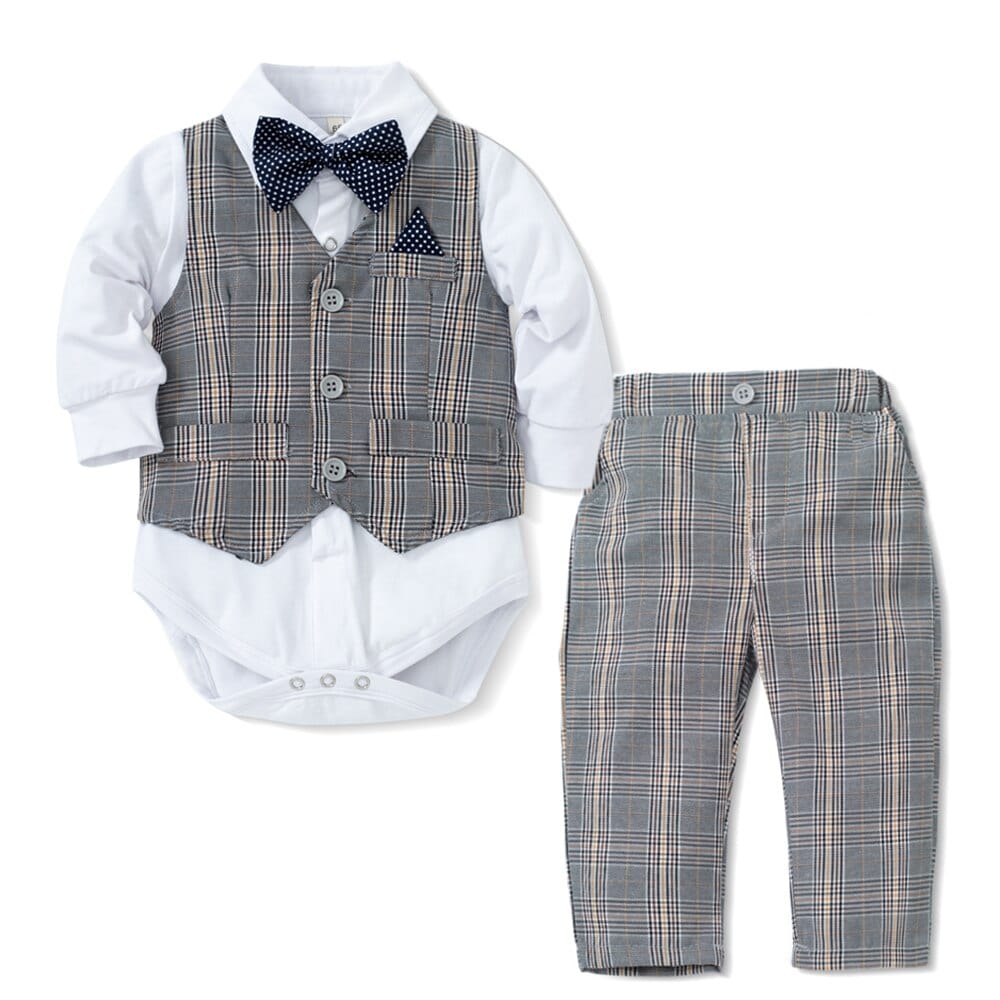 No Hat / 3M / China Costume Plaid Vest Hat