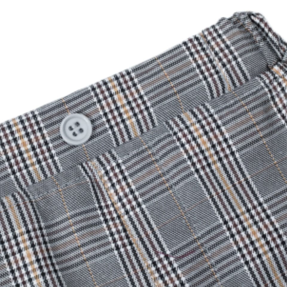 Costume Plaid Vest Hat