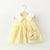 Yellow / 9(18-24M) Cotton Dress And Backpack