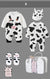 牛气冲天（B款）四季礼盒 / 66码（参考满月-百天） Cow Print Baby Gift Set