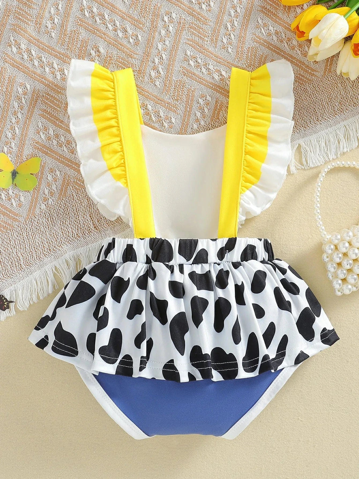 Cowgirl Inspired Baby Romper