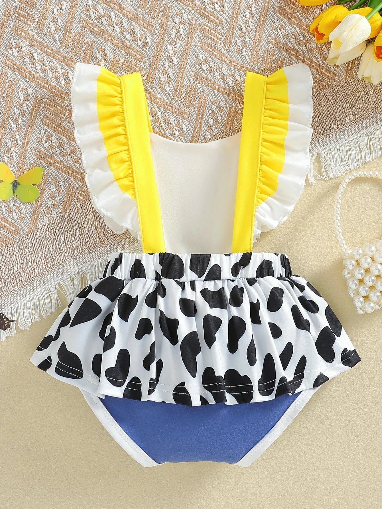 Cowgirl Inspired Baby Romper
