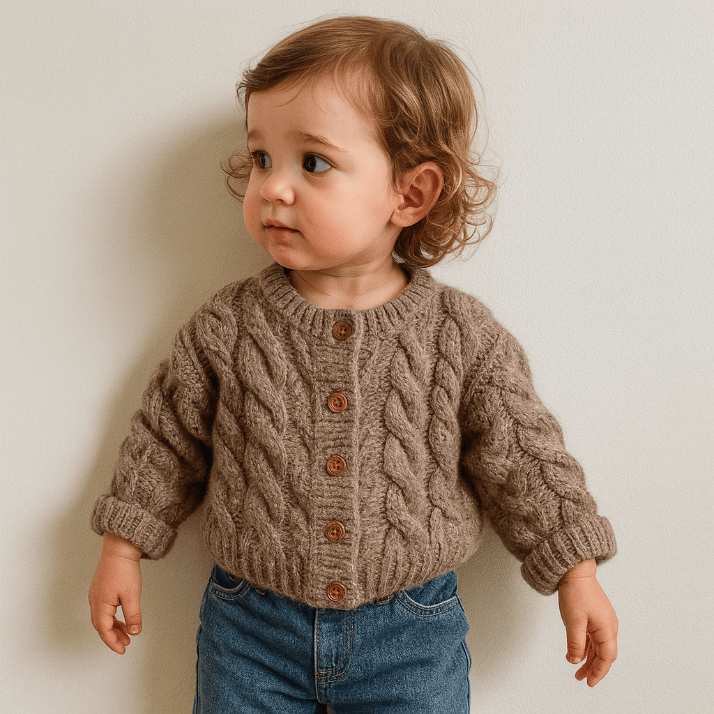 Cozy Knitted Baby Cardigan
