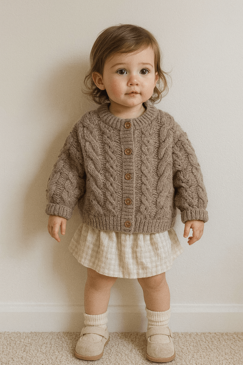 Cozy Knitted Baby Cardigan