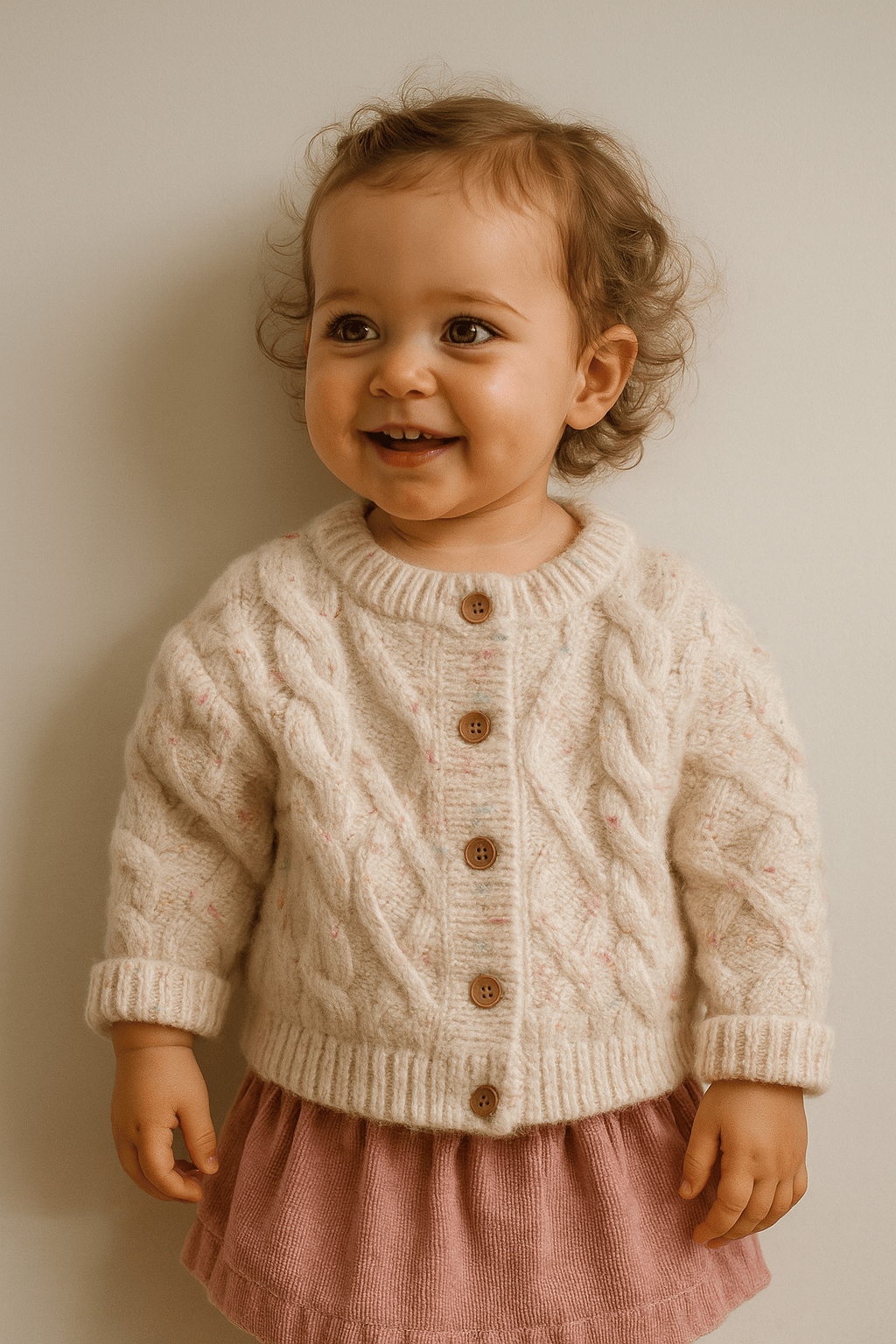 Cozy Knitted Baby Cardigan