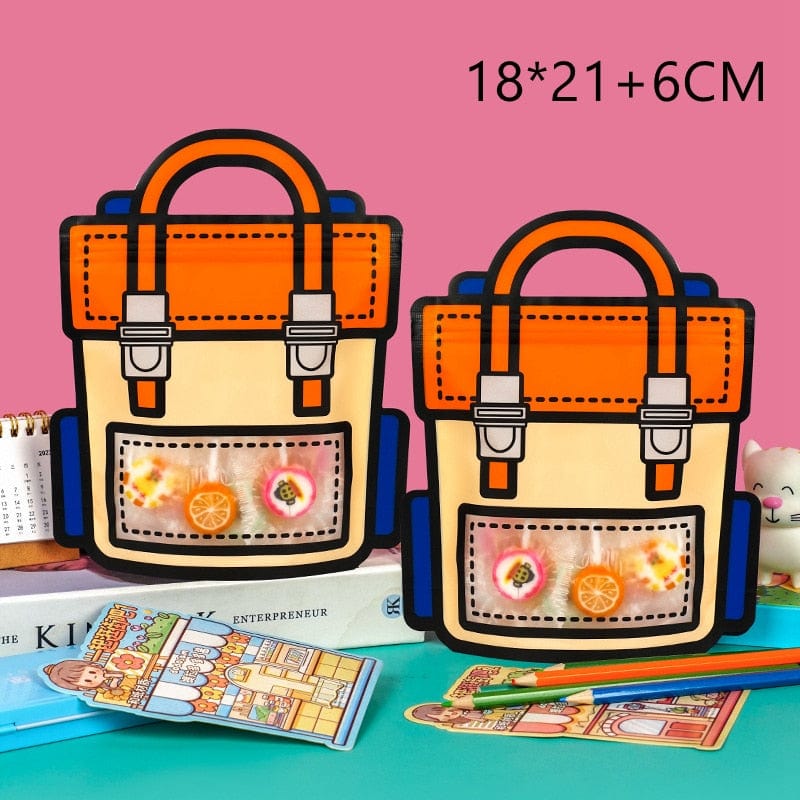 5PCS School A / Other Creative School Bags Shape Cookie