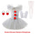 Gray Joker Set1 / 6-7T Creepy Clown Tutu Dress