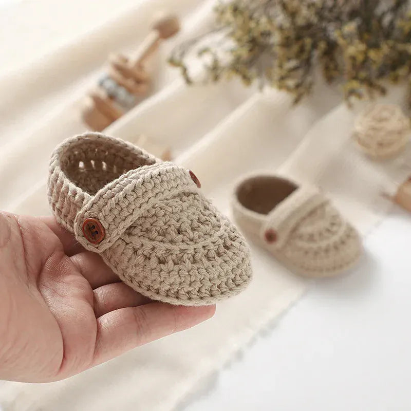 Crochet Knit Baby Shoes