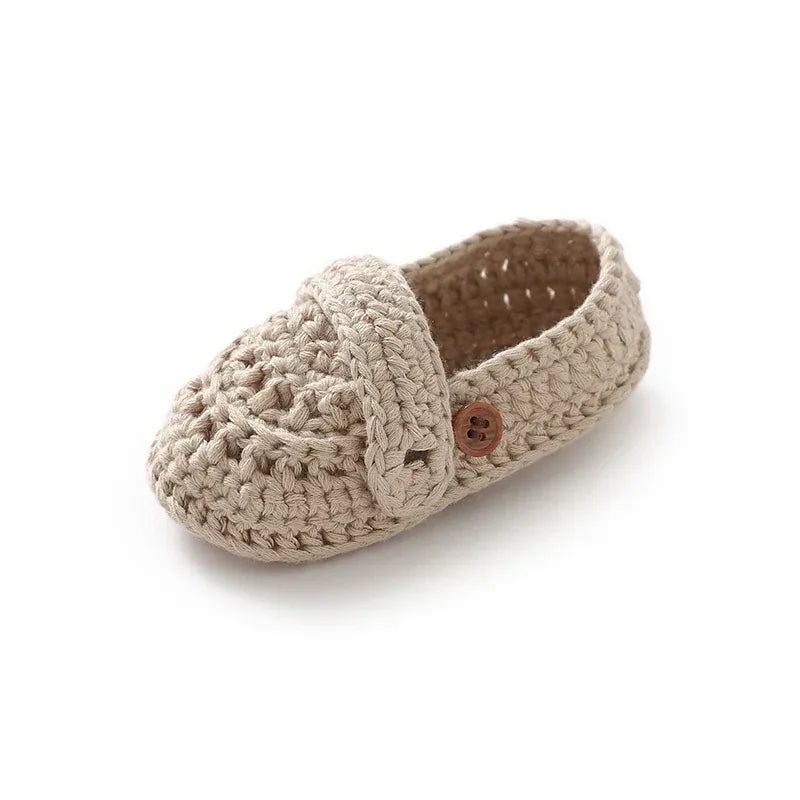 Crochet Knit Baby Shoes