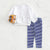 Cute Cartoon Fruit Print Baby Outfit