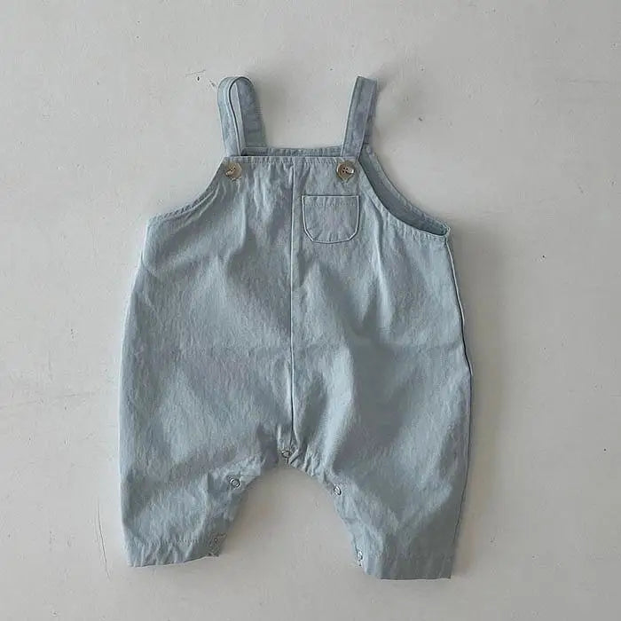Blue / 6M Cute Infant Strap Jumpsuit