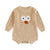 Khaki / 6M Cute Knitted Baby Onesies