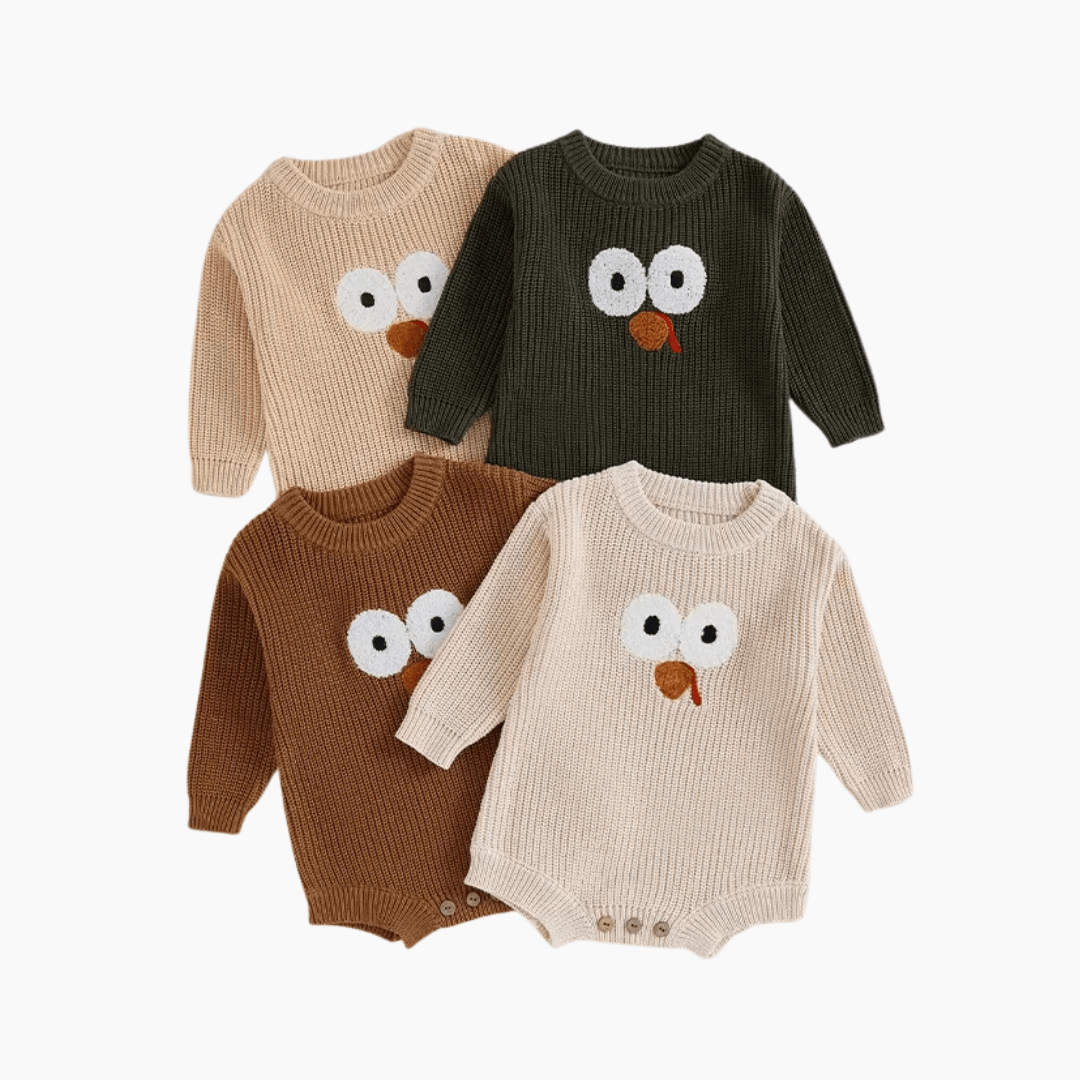 Cute Knitted Baby Onesies